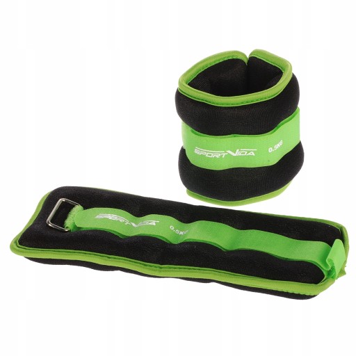 OBCIĄŻENIA NA RZEP 2*0,5 KG, NA RĘCE NOGI SPORTVIDA