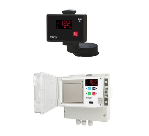 TERMOGRAF TEMPERATURY ESCO DR202+ Z PANELEM