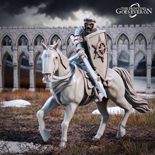 Mounted Man at Arms C The Printing Goes Ever On