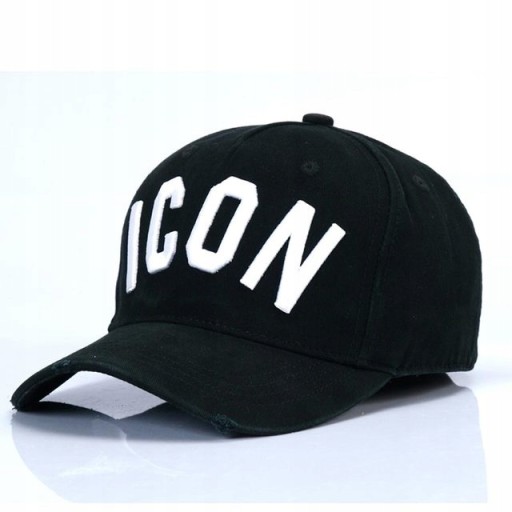 ICON Letter Cotton Męska czapka bejsbolówka damska