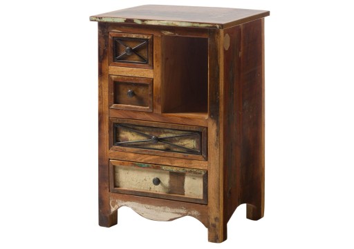 SZAFKA Drewniana Nakastlik VINTAGE Drewno SPIRIT