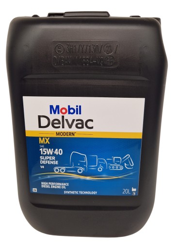 Mobil Delvac MX 15W40 Modern Super Defense V4 20l (dawniej Delvac MX 15W40)