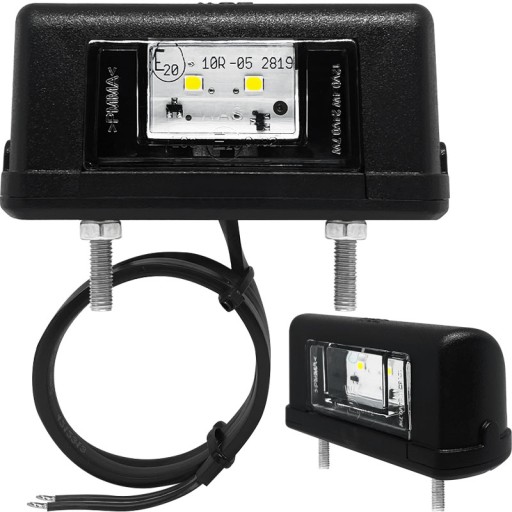 LAMPA OŚWIETLENIA TABLICY REJESTRACYJNEJ DIODOWA LED WAŚ