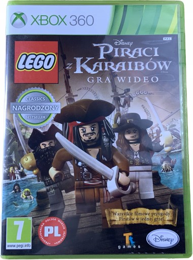 LEGO PIRACI Z KARAIBÓW PIRATES płyta bdb+ XBOX 360
