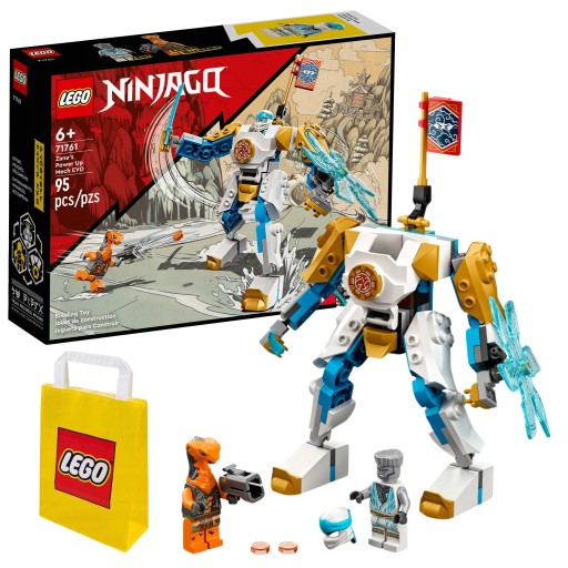 LEGO Ninjago Energetyczny mech Zane'a 71761 Robot Lodowy + Torebka