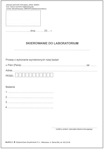 SKIEROWANIE DO LABORATORIUM