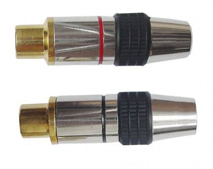 PROFESJONALNE GNIAZDO RCA CINCH NA KABEL