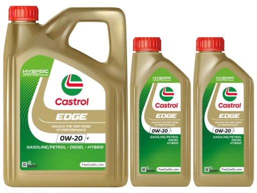 OLEJ SILNIKOWY CASTROL EDGE 0W20 V VOLVO 6L