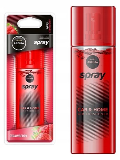 AROMA CAR SPRAY STRAWBERRY Atomizer odświeżacz