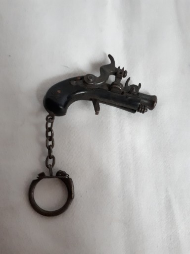Brelok breloczek pistolet rewolwer PRL zabawka