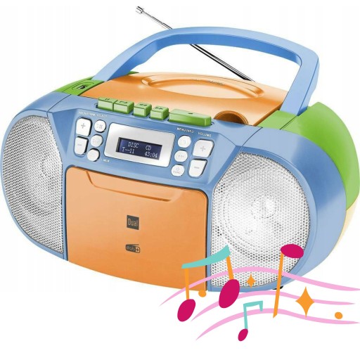 BOOMBOX RADIO CYFROWE DAB+ FM MP3 CD USB