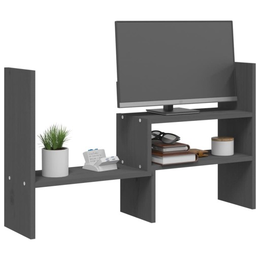 PODSTAWA PODSTAWKA PÓŁKA POD MONITOR SZARA (39-72)