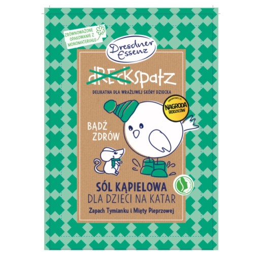 SÓL DO KĄPIELI NA KATAR I PRZEZIĘBIENIE BĄDŹ ZDRÓW Dresdner Essenz 50 g