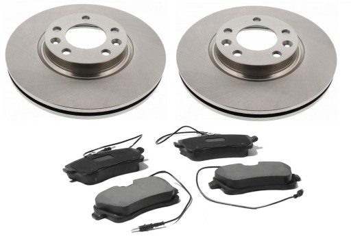 TARCZE KLOCKI PRZÓD hamulcowe PEUGEOT 407 // 283x26 mm