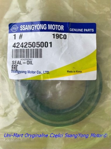 Uszczelniacz zewnętrzny półosi SsangYong
