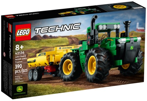 LEGO TECHNIC 42136 Traktor John Deere 9620R 4WD 8+