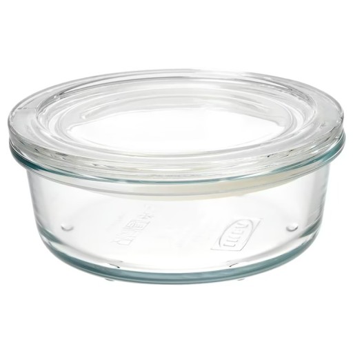IKEA 365+ POJEMNIK NA ŻYWNOŚĆ Z POKRYWKĄ 400 ML