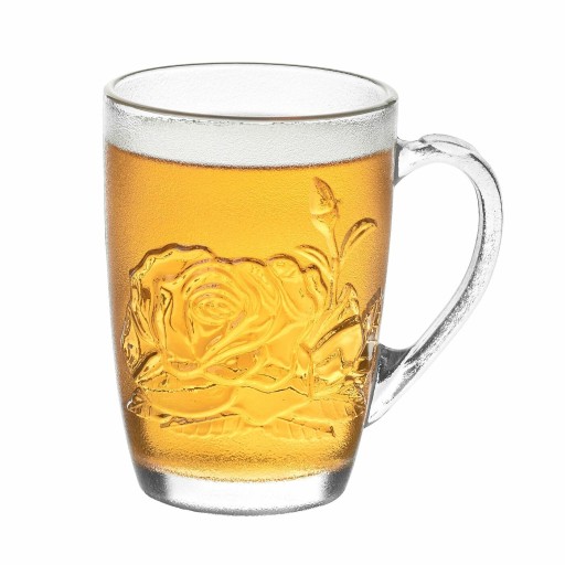 Kubek szklany Tadar Róża 415 ml herbata kawa