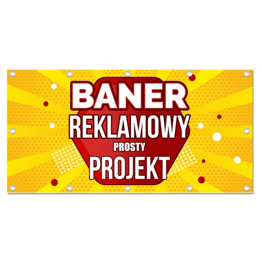 BANER REKLAMOWY 1,5x2m BANERY REKLAMOWE PROJEKT