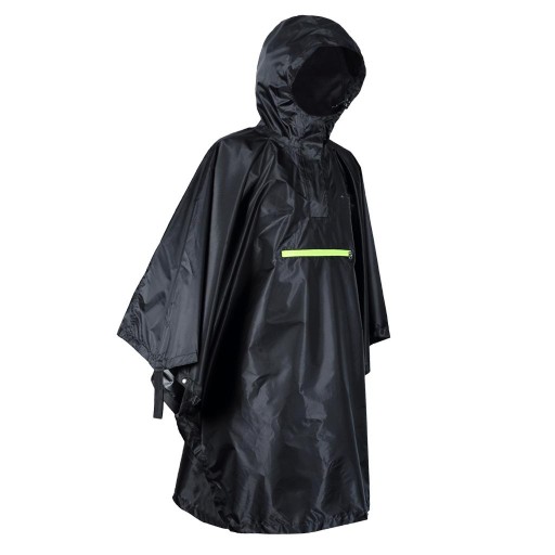 Waterproof poncho - black