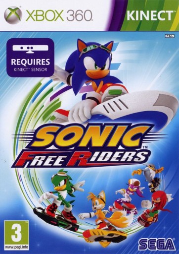 XBOX 360 SONIC FREE RIDERS / Kinect