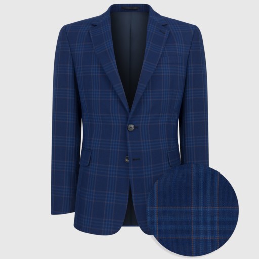 Granatowa marynarka męska Slim Fit PAKO LORENTE 176/56
