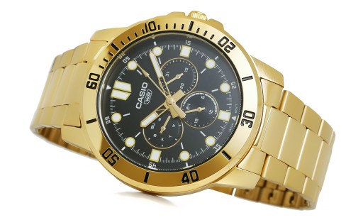 ZEGAREK MĘSKI CASIO MTP-VD300G MULTIDATA + BOX