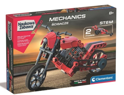 Clementoni Laboratorium mechaniki. Ścigacze