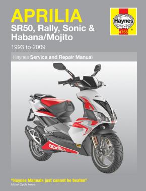 SKUTER APRILIA SR50 STREET (04-08) OPIS NAPRAWA