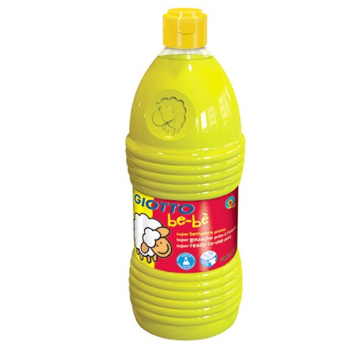 GIOTTO FARBY PLAKATOWA ŻÓŁTA TEMPERA 1000ml 1L