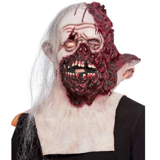 MASKA lateksowa ZOMBIE KRWAWA halloween TRUP