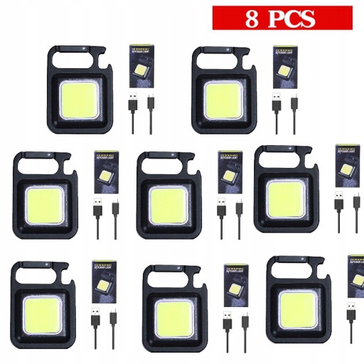 Wielofunkcyjne oświetlenie robocze Mini LED, odblaskowe COB