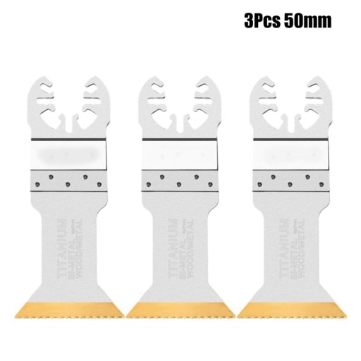 3/6pcs Titanium Coated Bi-Metal Oscillating Mult