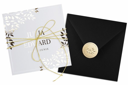 ZAPROSZENIA ŚLUBNE ZŁOTE SREBRNE ŚLUB ROSE GOLD