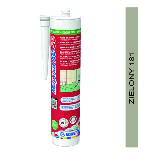 Silikon MAPEI MAPESIL AC-SC 310ml - kolor 181 zielony