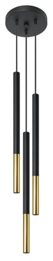 LAMPA WISZĄCA ŻYRANDOL TUBA == 3 REGULOWANE ZWISY