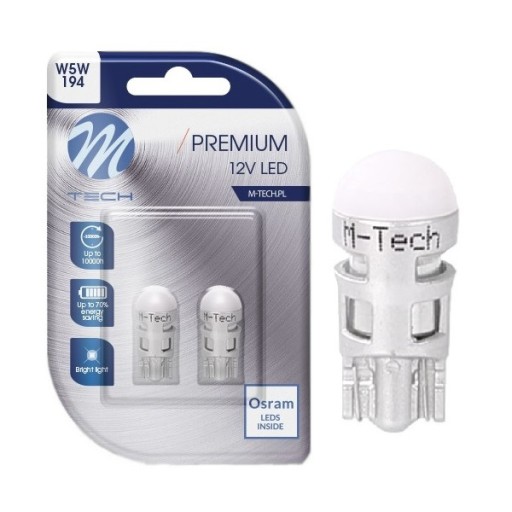 ŻARÓWKA W5W T10 LED OSRAM M-TECH RETROFIT BIAŁA