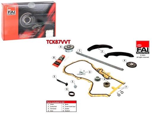 FAI ZESTAW ŁAŃCUCHA ROZRZĄDU VW GOLF V 1.4 TSI (05