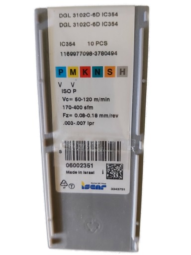 Przeciak DGL 3102C-6D IC354 ISCAR
