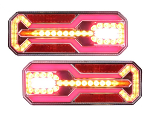 LAMPA TYLNA LED TIR DYNAMICZNY KIERUNEK 5 FUNKCJI