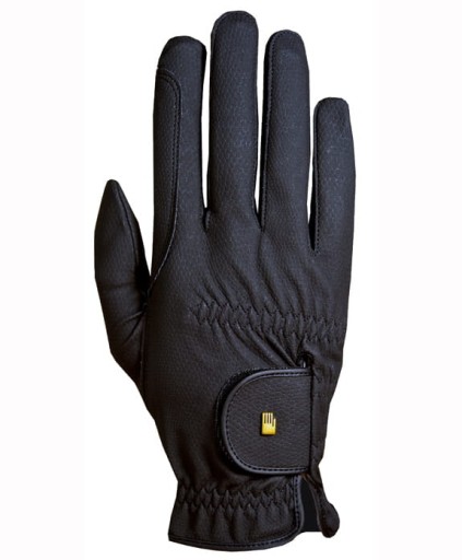 Rękawiczki jeździeckie ROECKL Roeck-Grip Universal oddychające czarne 6,5