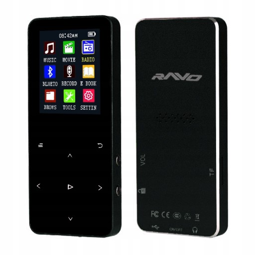 MP4 Ravo T5 czarny 16 GB