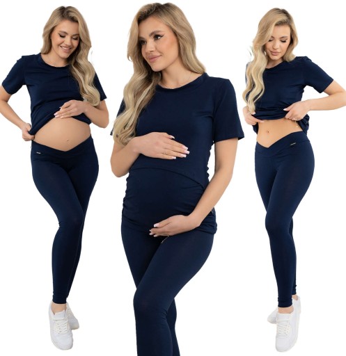 LEGGINSY CIĄŻOWE GETRY SPODNIE LEGINSY XXL