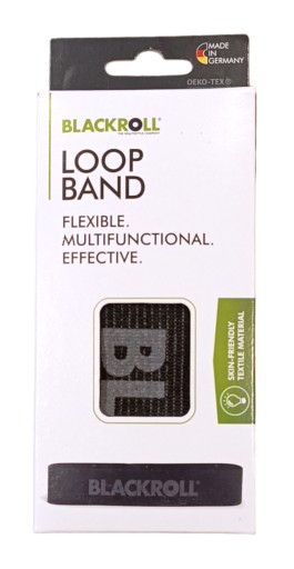 NAJMOCNIEJSZA ORYGINALNA TAŚMA DO ĆWICZEŃ BLACKROLL LOOP BAND 32CM CZARNA