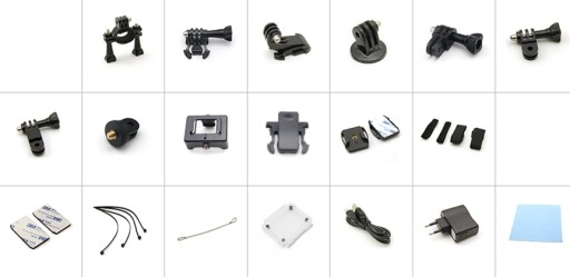Uchwyt, adapter, mocowanie do kamer sportowych