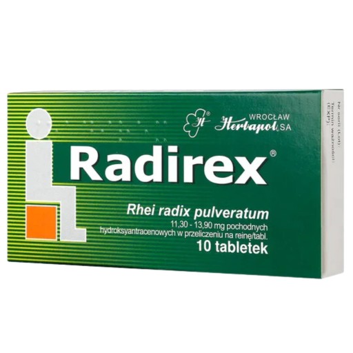 Radirex 10 tabletek zaparcia