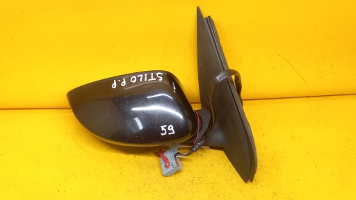 LUSTERKO EL.PRAWE FIAT STILO 01-10r CZARNE 5PINY