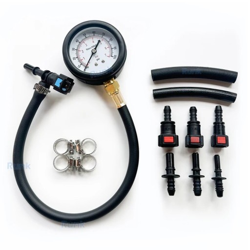 Tester ciśnienia paliwa 0-100PSI z zestawem adapterów dla pojazdów