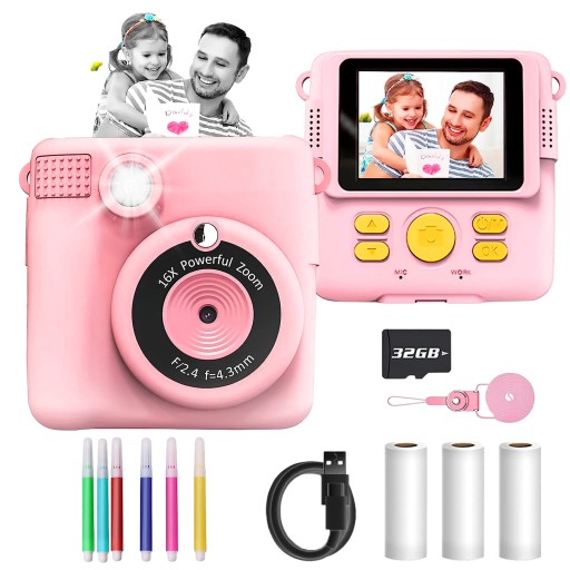 MINI DRUKARKA TERMICZNA APARAT NATYCHMIASTOWY + 3 ROLEK