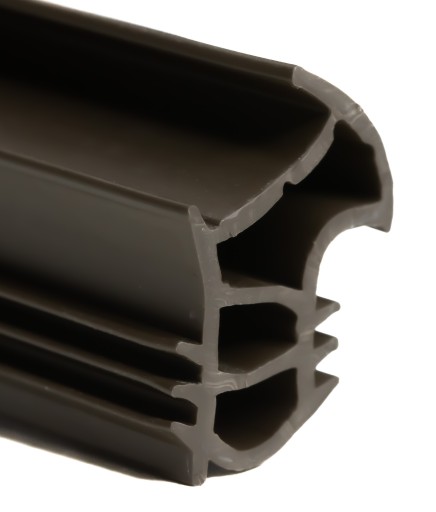 USZCZELKA DRZWI METALOWE ZEWNĘTRZNE WEJŚCIOWE OŚCIEŻNICA PRÓG BRĄZOWA 10 mb